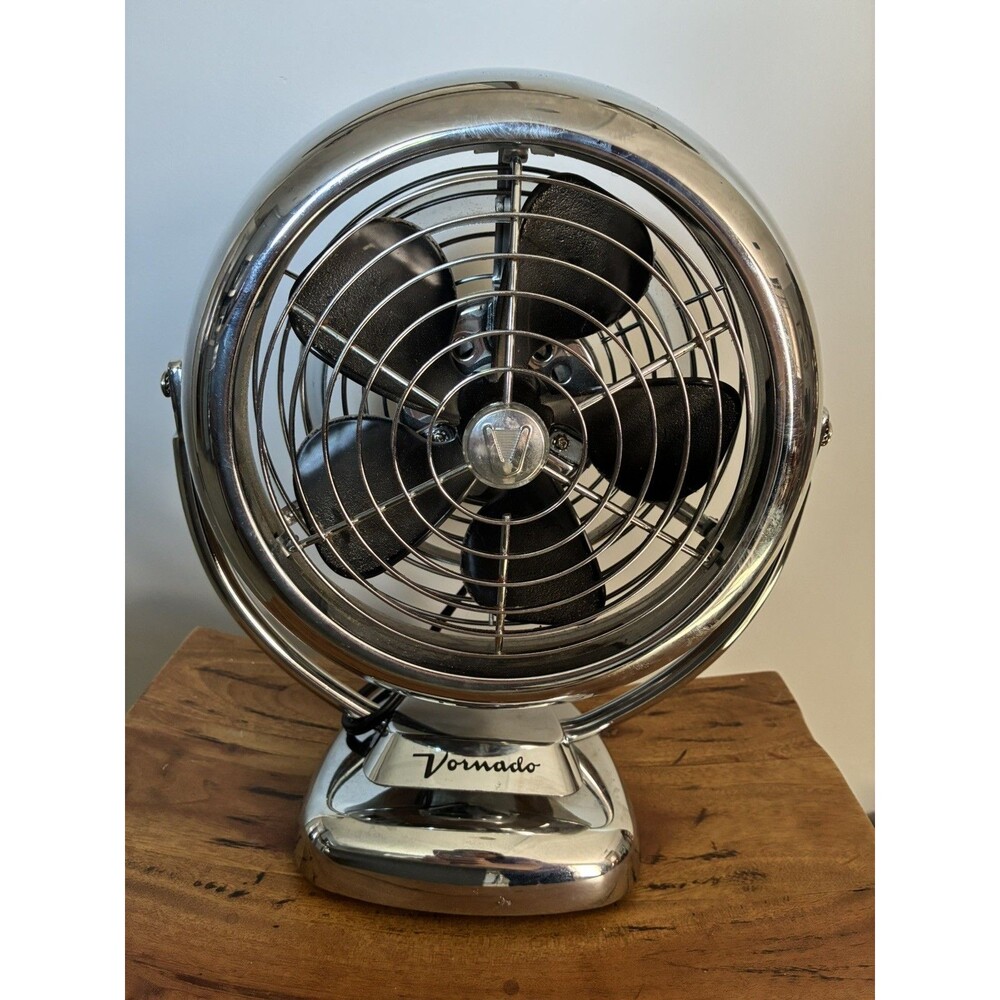 Vintage Vornado VFAN 3 Speed 10” Chrome Fan